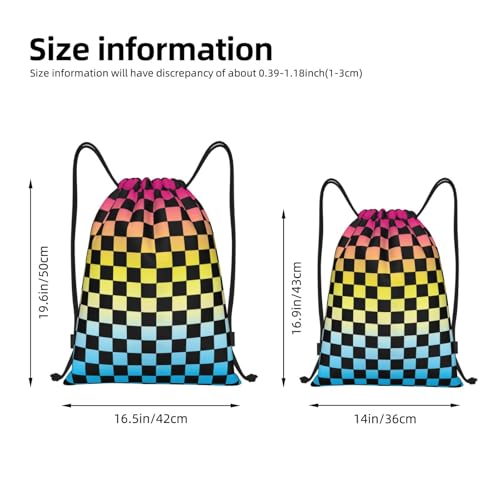 Rainbow Pride LGBT Drawstring Backpack Bag Sport Gym Dance Beach Travel Sackpack for Women Men - color: Lgbt_ddd00647