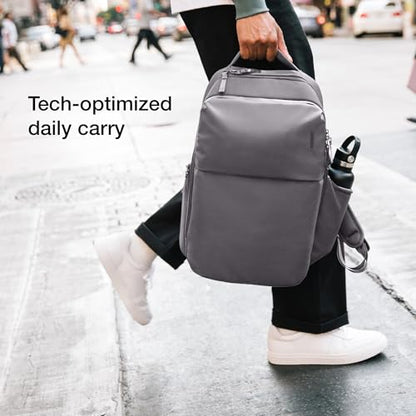 Incase A.R.C. Daypack 24L – Travel Backpack and Laptop Bag for School - Fits up to 16 inch Laptop - 4 Zippered Compartments, 2 Water Bottle Pockets - Commuter and College Backpack - Grey - color: Grey