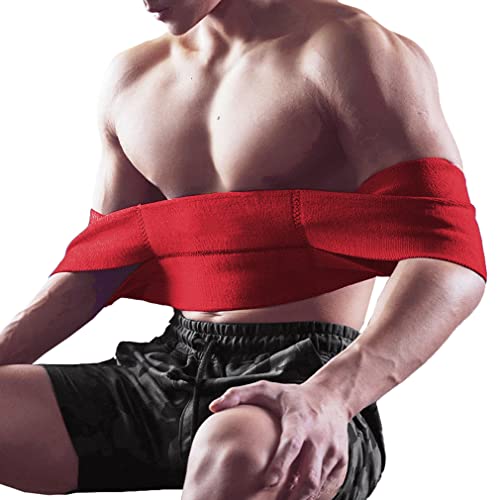 LARA STAR Bench Press Power Resistance Band, Bench Power Weight Lifting Training Fitness Increase Strength Push Up Gym Workout - color: Red(Tension:200-300lb)