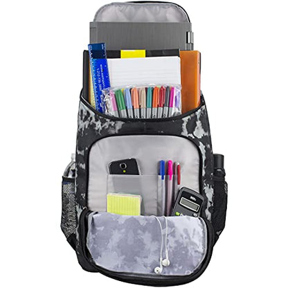 FUEL Wide Mouth Sports Luggage Carry On Weekender Travel Backpack with Front Bungee and Inner Tech Pocket, Gungee Tie Dye/Black - color: Gungee Tie Dye/Black