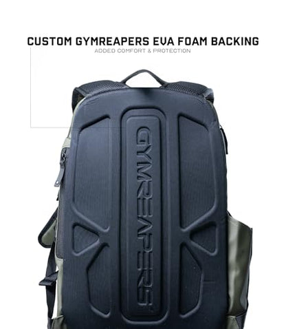 Gymreapers Gravestone 21L Backpack Travel Gym Bag Water-Resistant Lightweight Laptop Sleeve Carry On Luggage for Men & Women (OD Green) - color: Od Green
