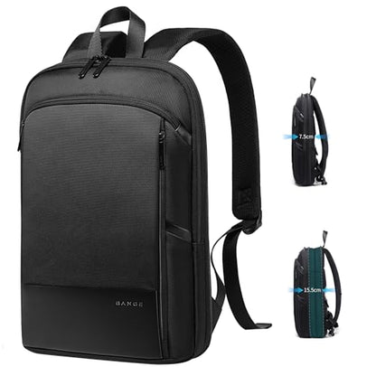 BANGE Slim Laptop Backpacks 17.3inch,Expandable Business Work Backpack for Men and Women (Large
