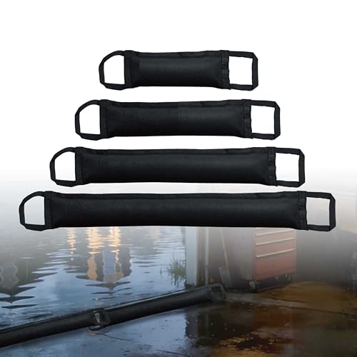 Water Activated Flood Barriers - Sandless Sand Bags with Handles, 3/4/6/8ft Sizes for Home Garage Kitchen Bathroom Flood Protection (8ft Flood Barrier (10-PK)) - size: 8ft Flood Barrier (10-PK)