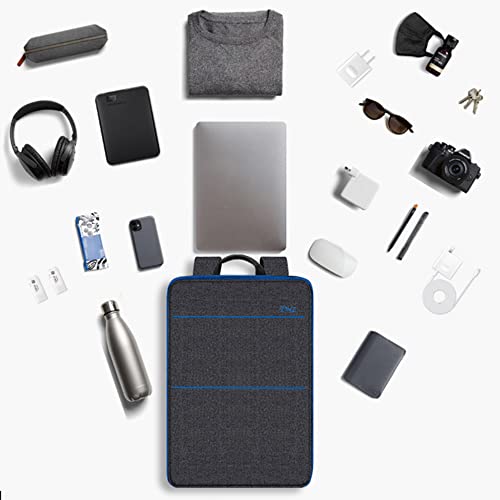 ZINZ Slim & Expandable Laptop Backpack Water Resistant Backpack Travel Backpack Compatible with MacBook Air/Pro/Neo 13-14 inch, XPS 13/14, Surface 13.5" and Most 13-14 Notebooks，B01BL01 - color: B01bl01, size: 13"-14"