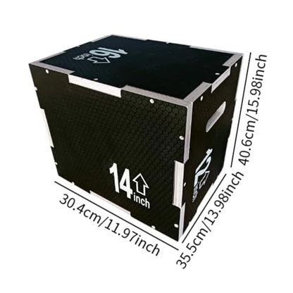 3 in 1 Plyo Box Plyo Jump Jumping Agility Portable Workout Up Box