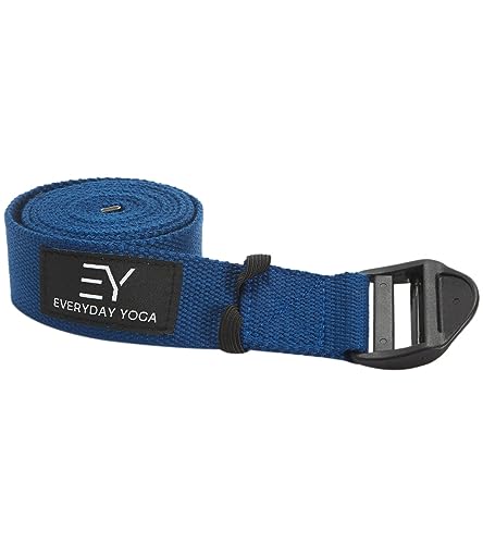 Everyday Yoga Super Strong Strap, Quiet Cinch Buckle, Stretching & Physical Therapy Fitness, Improve Flexibility - size: 6 Foot
