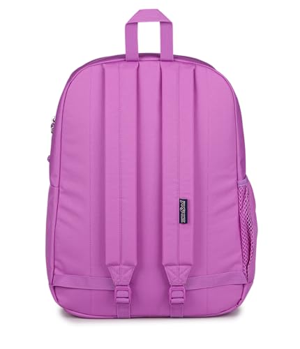JanSport Cross Town Plus Backpack - Large Main Compartment, Side Water Bottle Pocket, 15-Inch Padded Laptop Sleeve - Digital Fuchsia - color: Digital Fuchsia