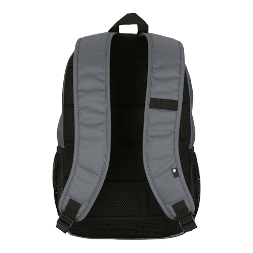 Fox Racing Clean Up Backpack, Slim Everyday School & Street Bag with Laptop Sleeve, Water Bottle Pocket & Adjustable Straps, Graphite Grey - color: Graphite Grey