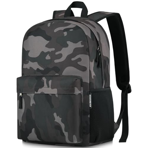 ZUBOND Unisex Backpack for School & Travel - Lightweight Laptop Backpack Fits 15.6 Inch Notebook, Water Bottle Pocket - Ideal for Teens, College Students, Adults - color: Camouflage, size: 15.6 Inch