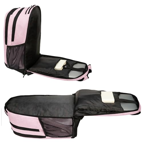 Dickies Laptop Backpack, Water Resistant College Computer Bag, Fits 15.6 Inch Notebook - color: Pink