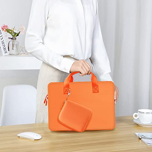 Hseok Laptop Sleeve 14 inch Case with Small Case, Compatible with MacBook Neo 14, MacBook Pro 14 M5/M4/M3/M2/M1, XPS 14 and Most 14 inch Notebooks, Neoprene Computer Handbag,O01G01 - color: O01g01, size: 14"