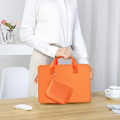 Hseok Laptop Sleeve 14 inch Case with Small Case, Compatible with MacBook Neo 14, MacBook Pro 14 M5/M4/M3/M2/M1, XPS 14 and Most 14 inch Notebooks, Neoprene Computer Handbag,O01G01 - color: O01g01, size: 14"