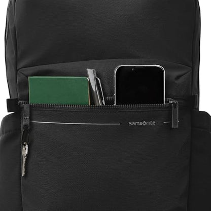 Samsonite Better Than Basic Backpack - Dedicated Laptop Compartment, Quick Stash Front Pockets and Lightweight Breathable Airmesh - Black - color: Black