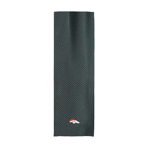 Northwest NFL Denver Broncos Cooling Towel, 12" x 40", Charcoal - color: Denver Broncos