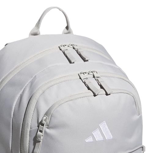 adidas Amplifier Backpack for Laptop, School and Gym, 28L, Grey Three/Grey Two/White/Bungie, OSFA - color: Grey Three/Grey Two/White/Bungie