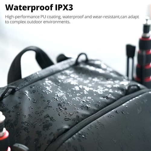 AMBITFUL 25+3L Professional Camera Backpack, Large Photography Bag for DSLR SLR Mirrorless Cameras, Ergonomic Suspended Support System with Laptop Compartment & Tripod Holder, Waterproof