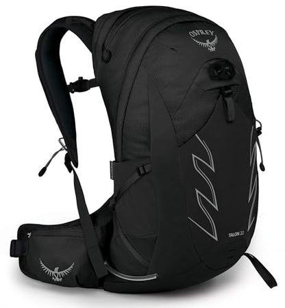 Osprey Talon 22L Men's Hiking Backpack with Hipbelt, Stealth Black, L/XL - color: Stealth Black, size: Large-X-Large