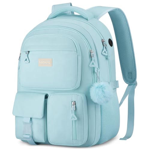 kadilong 17.3 Inch School Backpack for Teen Girls Bookbag Middle High School College,Back Pack Women Mochila Escolar para Niñas,Blue - color: Blue, size: 17,3 inch