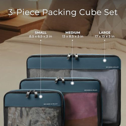 Briggs & Riley Travel Essentials Check In Compression Packing Cube Set - color: Ocean, size: Checked