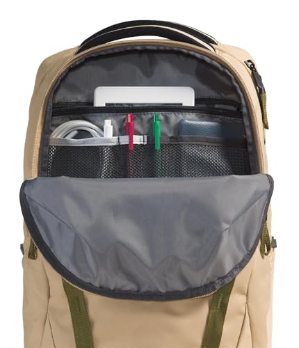 The North Face Vault Everyday Laptop Backpack - Commuter Travel Bag, Water-Repellent Finish, Spacious Compartment, Khaki Stone/TNF Black, One Size - color: Khaki Stone/Tnf Black
