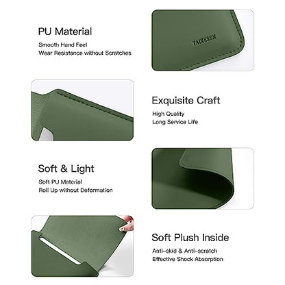 Laptop Sleeve Case for New MacBook Air M4/M3/M2 13.6"/Pro/Max A3240 A3113 A2442 Pro 14, 13.5 Surface 5/4/3/2/1, 14" Dell ASUS Acer Chromebook/HP Stream/IdeaPad, with Small Case, Green - color: Green, size: 13.6-14 inch