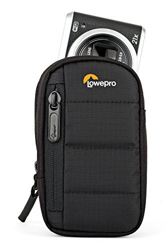 Lowepro Tahoe CS 20, Lightweight Protective Camera Case for Ultra-Compact Cameras, for Memory Cards and Accessories,8.8 x 5.3 x 14.3 cm Black - size: Small