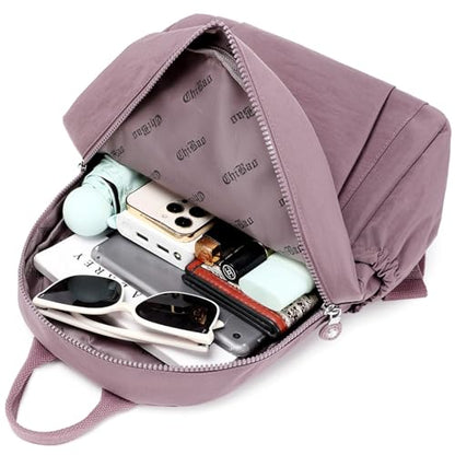 Mini Backpack Purse for Women, Stylish Daypack Shoulder Bag, Small Lightweight Daypack for Work Travle College (A- Salmon Pink) - color: A- Salmon Pink