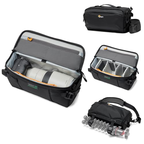 Lowepro ProTactic Lite SLX 120 AW III Camera Sling Bag, Professional Camera, Rain Cover, Lightweight Crossbody Sling Backpack, for Photographer, Videographer, Volume 5L, for DSLR/Mirrorless - style: Slx 120 Aw III