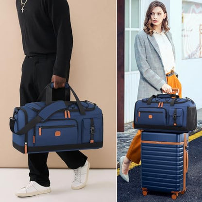 UKEIN Luggage Sets 5 Piece, Carry On Luggage 20In With Spinner Wheels, Hardside Suitcase Set with TSA Lock,Durable Large Suitcase With Travel Backpack for Men-20/24/28in (Blue, 5 piece set) - color: Blue, size: 5 piece set