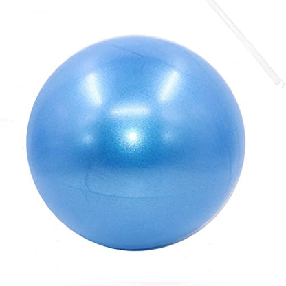Small Exercise Ball 9 inch Pilates Ball Mini Yoga Ball Anti Burst Balance Physical Therapy Balls - color: Blue