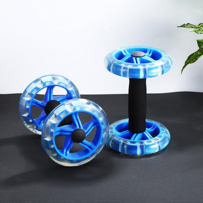 Toddmomy Ab Wheel Roller For Core Workout, Ab Roller Fitness Exercise Wheel Devices Abdominal Trainer for Men Women Core Strength Training Home Gym Fitness Equipment