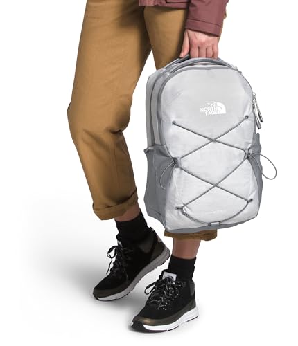 The North Face Women's Jester Everyday Laptop Backpack - Commuter Travel Bag, Laptop Sleeve, Water-Repellent, TNF White Metallic Mélange/Mid Grey-NPF, One Size - color: Tnf White Metallic Mélange/Mid Grey-npf