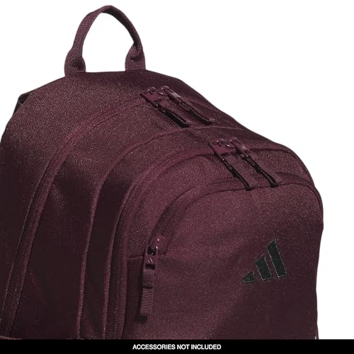 adidas Amplifier Backpack for Laptop, School and Gym, 28L, Maroon/Regular, OSFA - color: Maroon/Regular