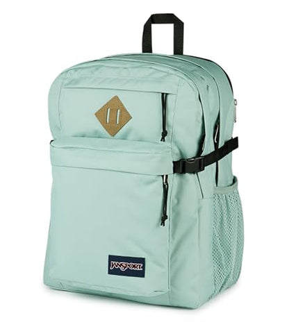 JanSport Main Campus Backpack - Travel or Work Backpack with 15-Inch Laptop Sleeve and Dual Water Bottle Pockets, Faded Sage - color: Faded Sage