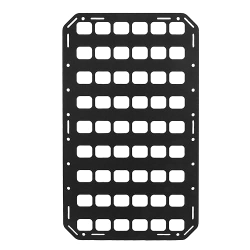 Portable MOLLE Panel Organizer Rigid Insert Backpack,with QLS Adapter Base(3 Types), for Tactical IFAK Pouch Gun Holster Holder Mount (8x12.5) - color: MP-02