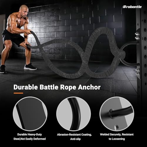 Battle Rope Anchor, Wall Ceiling Mount Bracket for Suspension Strap, Body Weight Strength Training Systems, Heavy Duty Hammock Hanging Kit for Battle Rope, Yoga and Gymnastic Rings,Boxing Equipment - size: 1 PACK