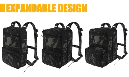 KRYDEX Tactical Expandable Backpack MOLLE Backpack for Travelling Hiking Hunting (MK) - color: Mk