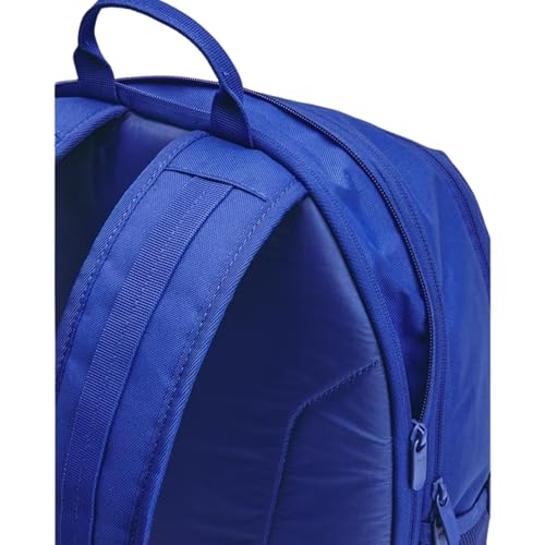 UA Hustle 6.0 Team Backpack by Under Armour - color: Royal-metallic Silver, size: OSFM