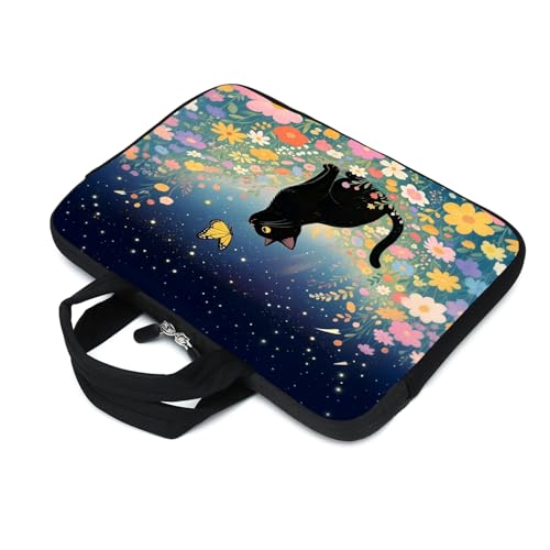 AMARY14 15 15.4 15.6 inch Laptop Handle Bag Computer Protect Case Pouch Holder Notebook Sleeve Neoprene Cover (Cat) - color: Cat