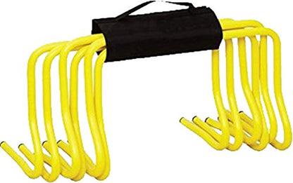 Set of 6 Speed Agility 6" Hurdles with Carry Strap