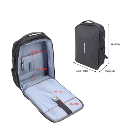 Yoidesu Travel Laptop Backpack Water proof Anti Theft with USB Charging Port and Lock, 17.3 Inch Computer Business Backpacks for Women Men Work College