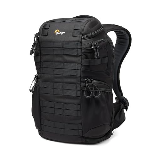 Lowepro ProTactic BP 350 AW III Camera Backpack, 4-point Access, Professional Camera Bag, DSLR/Drones/Mirrorless, Up to 14" Laptop, Rain Cover, for Photographer,Videographer, Volume 17L - style: Bp 350 Aw III - New
