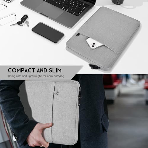 17 inch Laptop Sleeve Case Water-Resistant 17.3 Computer Carrying Carry Bag - color: Grey, size: 17.3 inch