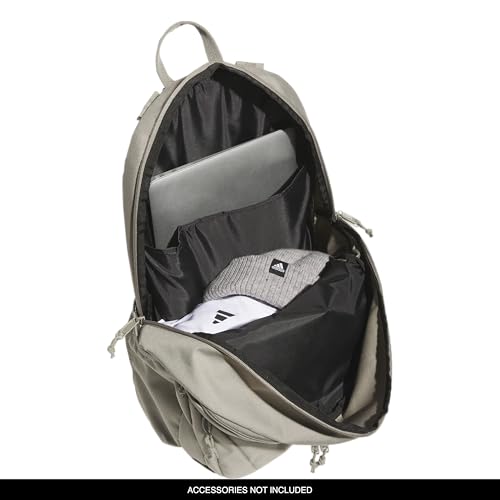 adidas Prime 7 Backpack for Laptop, School and Travel, 37L - color: Silver Pebble Grey