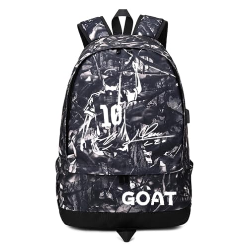 Soccer Player 10 Luminous Ball Storage Backpack Sports Equipment Depositary Multifunctional Bag For Men Women - color: Grey - 3