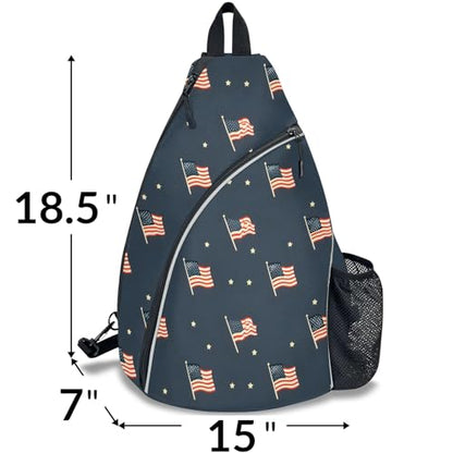 Pickleball Bag for Women Men Adjustable Crossbody Sling Backpack Hold Pickleball Paddle Water Bottle - color: Multicolor 10