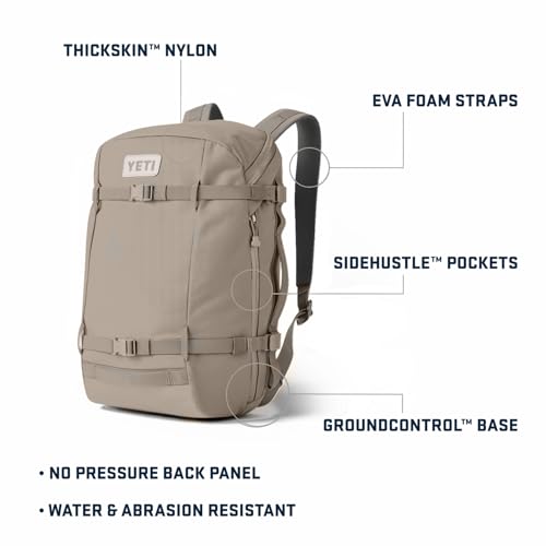 YETI Crossroads Backpack - color: Cape Dark Taupe, size: 22L