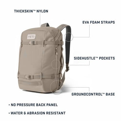 YETI Crossroads Backpack - color: Cape Dark Taupe, size: 22L