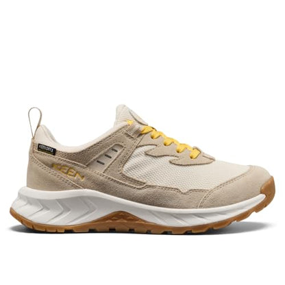 KEEN Kids Hightrail Waterproof Hiking Shoes (Little Kid/Big Kid) - color: Birch/Daffodil, size: 13 Little Kid