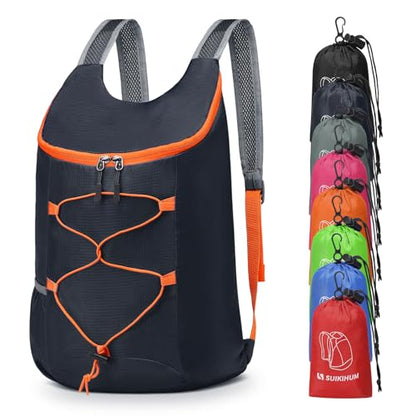 20L Small Hiking Backpack Lightweight Packable Daypack Navy - color: Navy Blue
